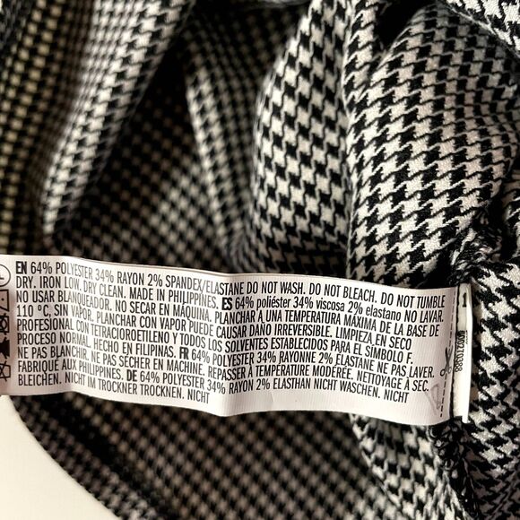 Forever 21 Houndstooth Mini Skirt Size S NWT - Picture 5 of 12